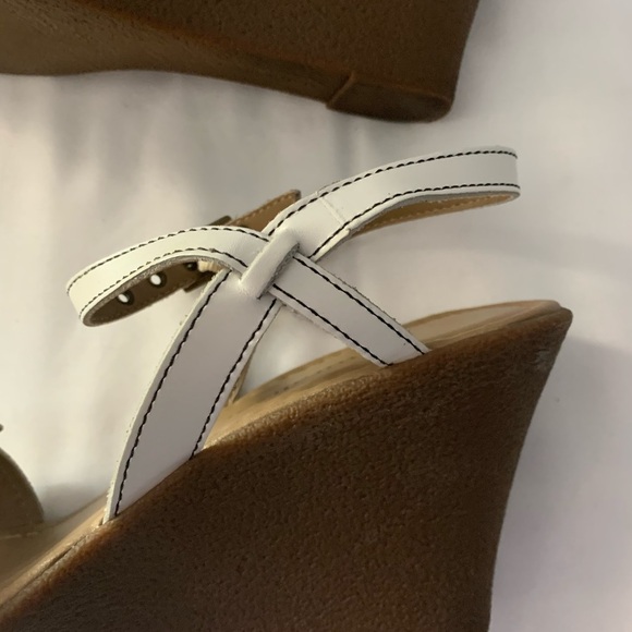 Naturalizer White Strap Wedge Sandal - Picture 8 of 10